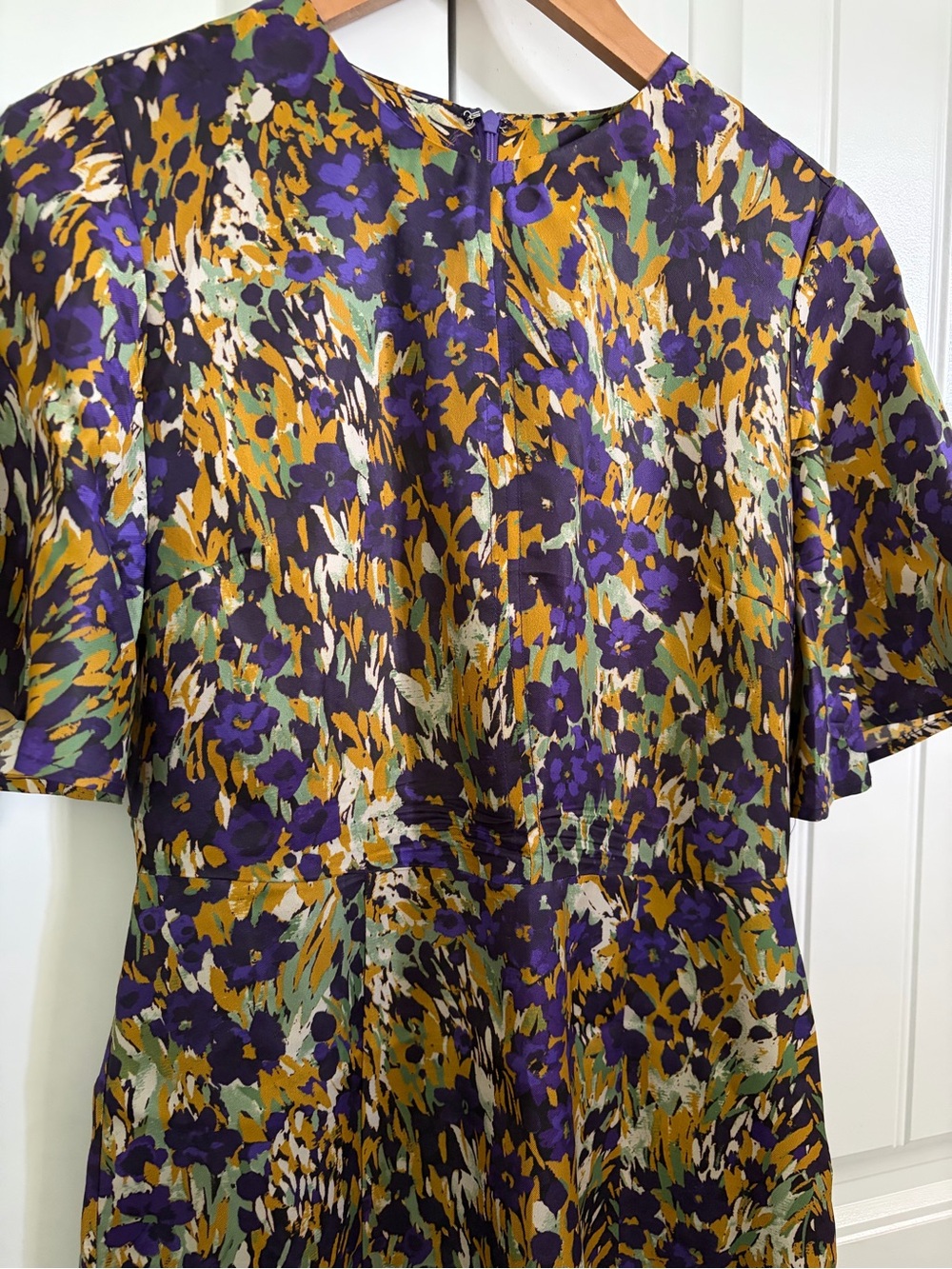 J. McLaughlin 2 Silk Blend Giovanna Dress - Picture 2 of 4